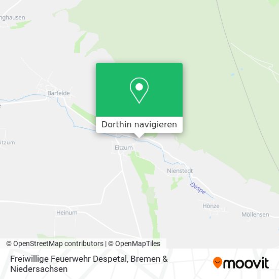 Freiwillige Feuerwehr Despetal Karte