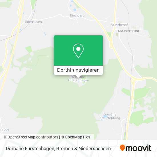 Domäne Fürstenhagen Karte
