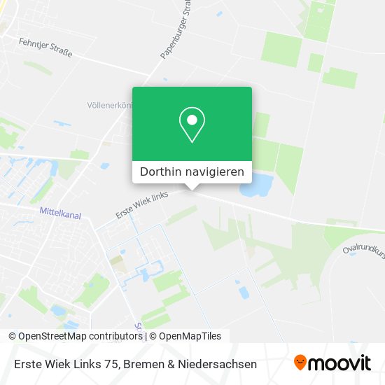 Erste Wiek Links 75 Karte