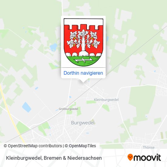 Kleinburgwedel Karte