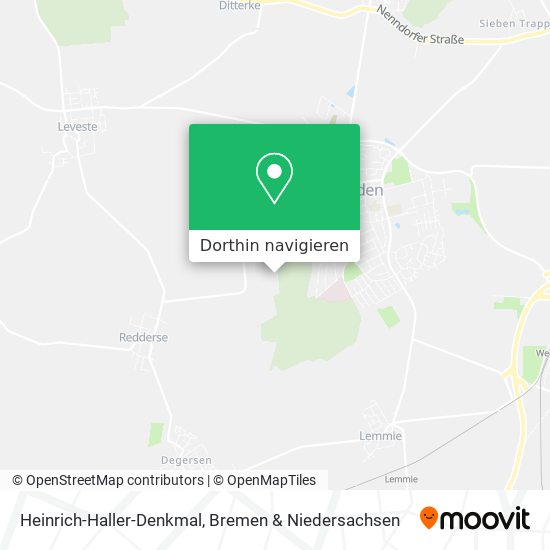 Heinrich-Haller-Denkmal Karte