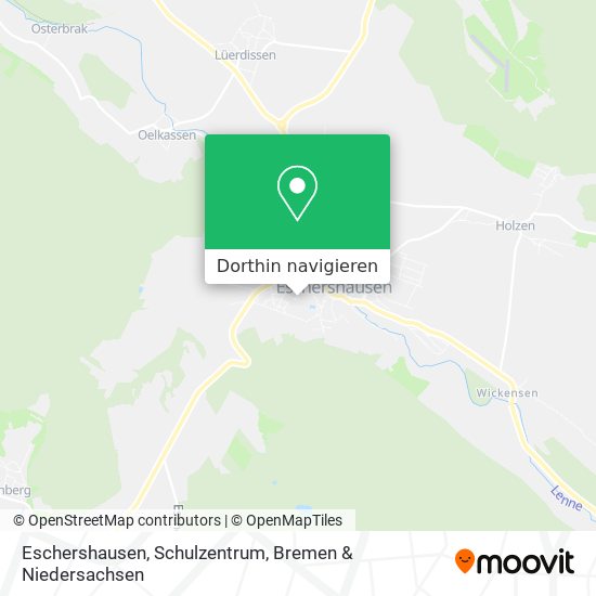 Eschershausen, Schulzentrum Karte