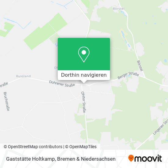 Gaststätte Holtkamp Karte