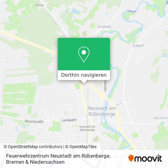 Feuerwehrzentrum Neustadt am Rübenberge Karte