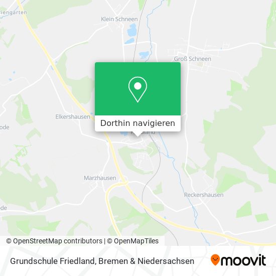 Grundschule Friedland Karte