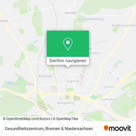 Gesundheitszentrum Karte