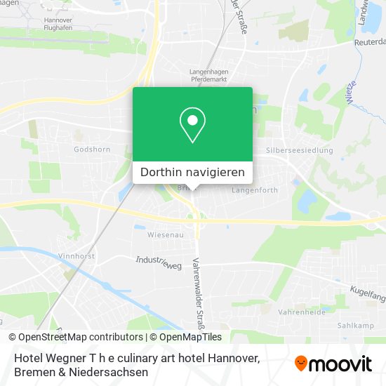 Hotel Wegner T h e culinary art hotel Hannover Karte