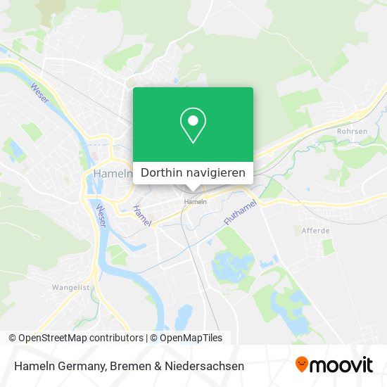Hameln Germany Karte