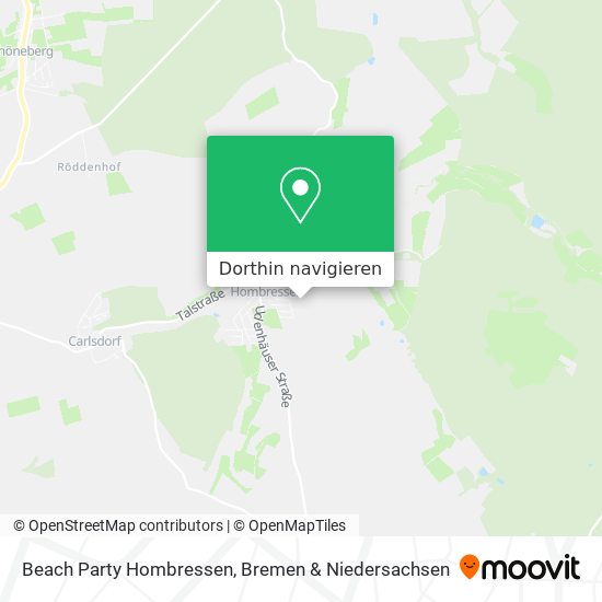 Beach Party Hombressen Karte