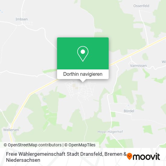 Freie Wählergemeinschaft Stadt Dransfeld Karte