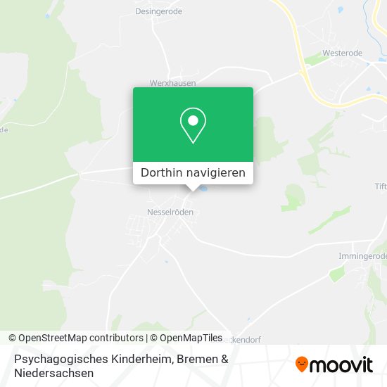 Psychagogisches Kinderheim Karte