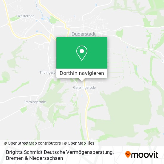 Brigitta Schmidt Deutsche Vermögensberatung Karte