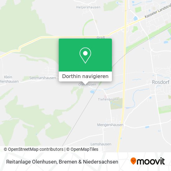 Reitanlage Olenhusen Karte