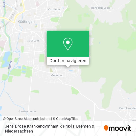 Jens Dröse Krankengymnastik Praxis Karte