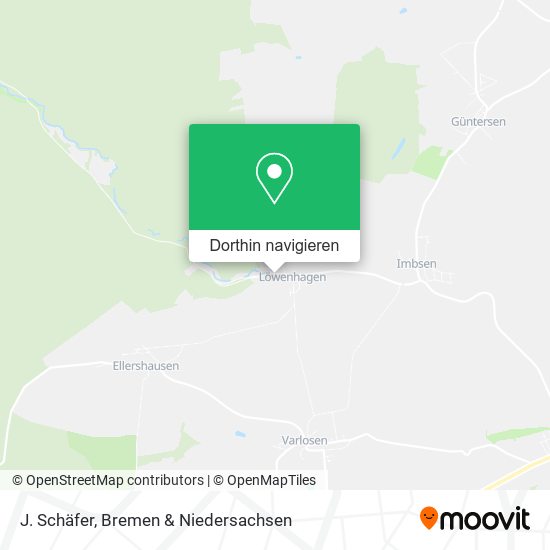 J. Schäfer Karte