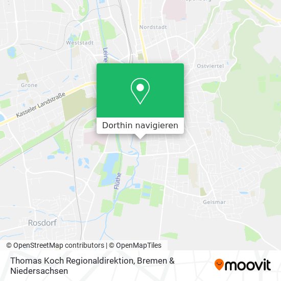 Thomas Koch Regionaldirektion Karte