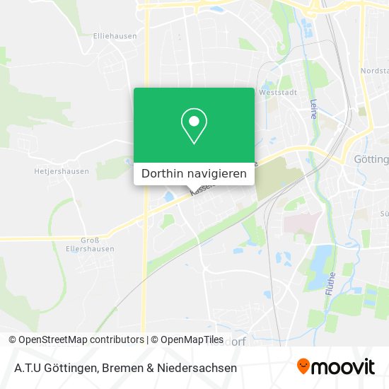 A.T.U Göttingen Karte
