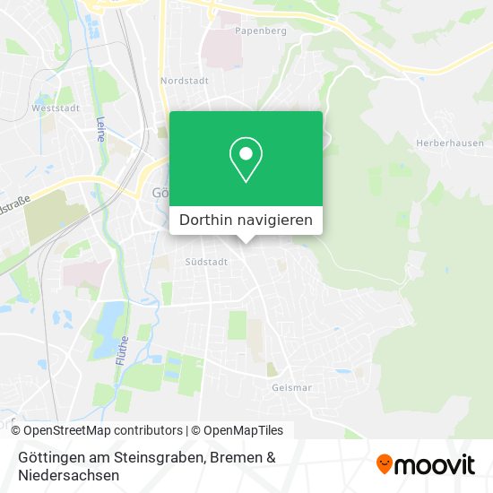 Göttingen am Steinsgraben Karte