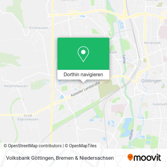 Volksbank Göttingen Karte