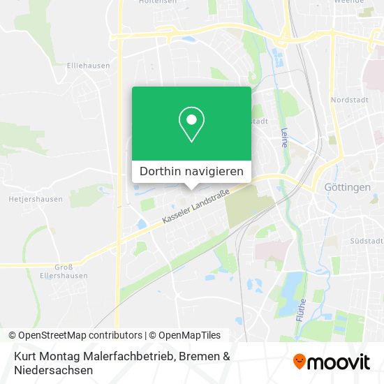 Kurt Montag Malerfachbetrieb Karte
