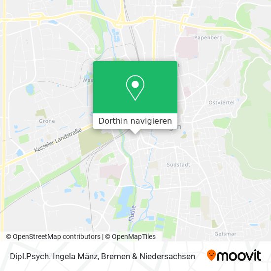 Dipl.Psych. Ingela Mänz Karte