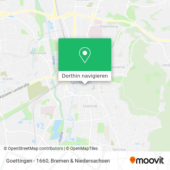Goettingen - 1660 Karte