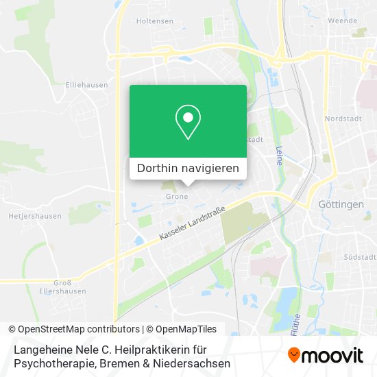 Langeheine Nele C. Heilpraktikerin für Psychotherapie Karte