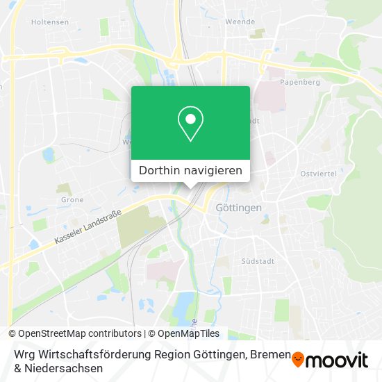 Wrg Wirtschaftsförderung Region Göttingen Karte