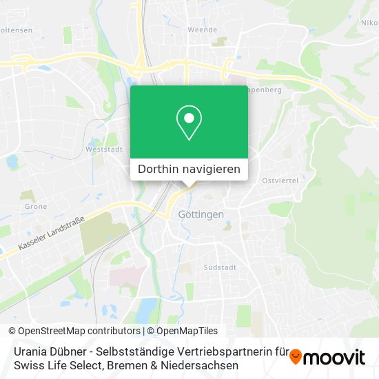 Urania Dübner - Selbstständige Vertriebspartnerin für Swiss Life Select Karte