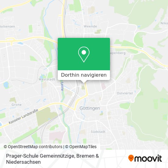 Prager-Schule Gemeinnützige Karte