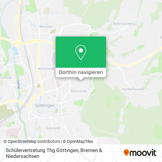 Schülervertretung Thg Göttingen Karte