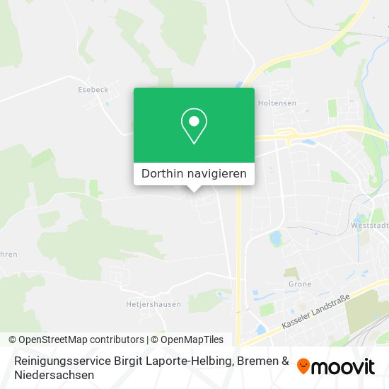 Reinigungsservice Birgit Laporte-Helbing Karte