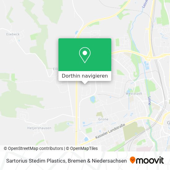 Sartorius Stedim Plastics Karte