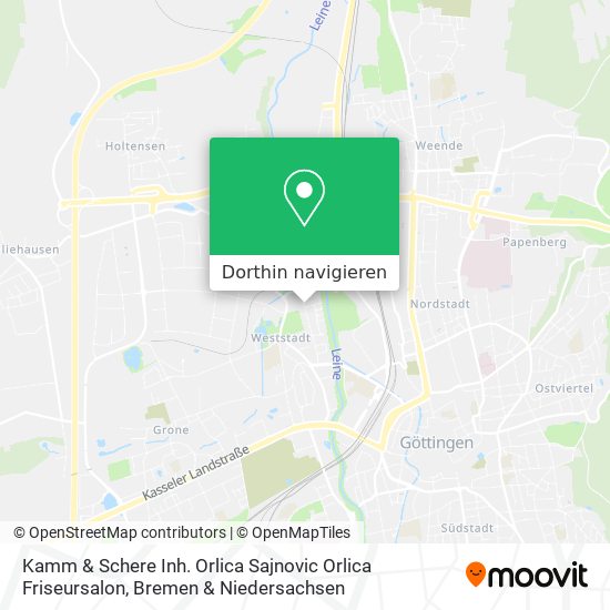 Kamm & Schere Inh. Orlica Sajnovic Orlica Friseursalon Karte