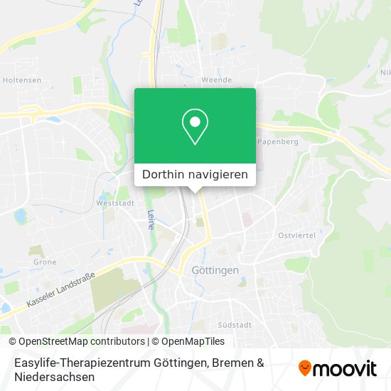 Easylife-Therapiezentrum Göttingen Karte