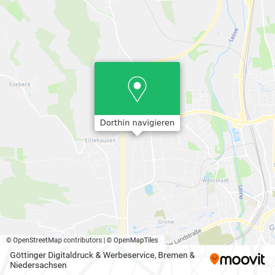 Göttinger Digitaldruck & Werbeservice Karte