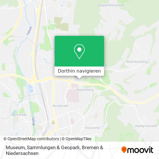 Museum, Sammlungen & Geopark Karte