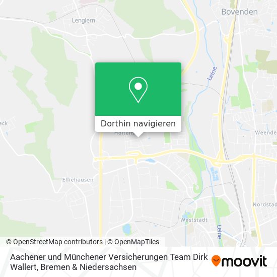 Aachener und Münchener Versicherungen Team Dirk Wallert Karte