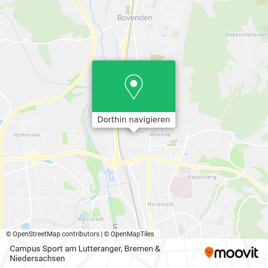 Campus Sport am Lutteranger Karte