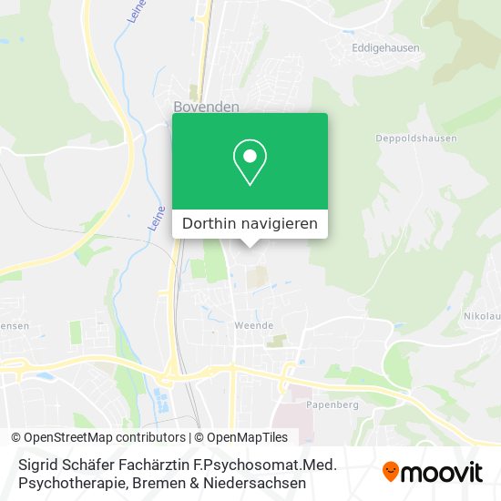 Sigrid Schäfer Fachärztin F.Psychosomat.Med. Psychotherapie Karte