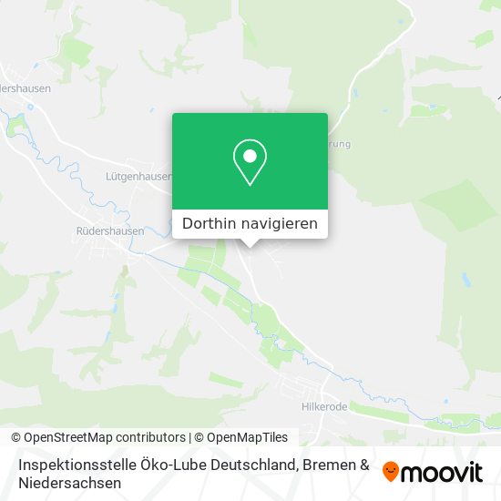 Inspektionsstelle Öko-Lube Deutschland Karte