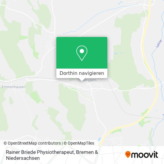 Rainer Briede Physiotherapeut Karte