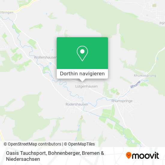 Oasis Tauchsport, Bohnenberger Karte
