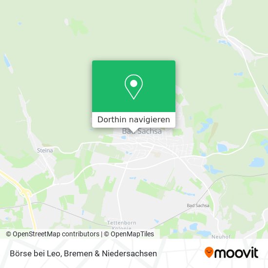 Börse bei Leo Karte