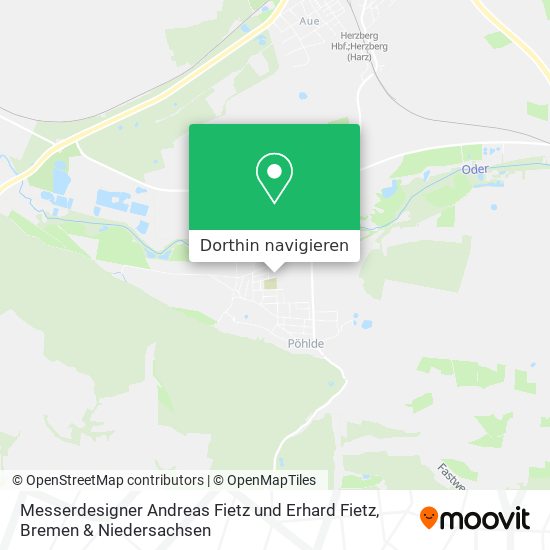 Messerdesigner Andreas Fietz und Erhard Fietz Karte