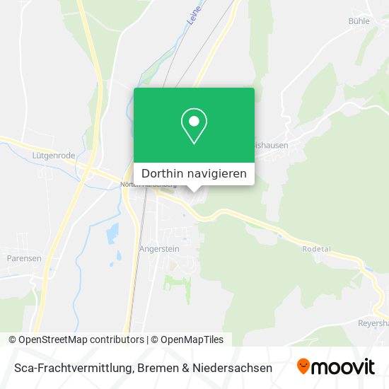Sca-Frachtvermittlung Karte