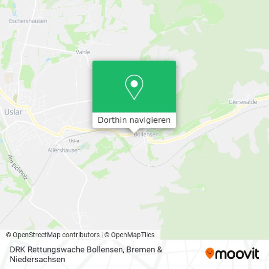 DRK Rettungswache Bollensen Karte