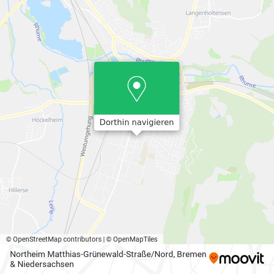 Northeim Matthias-Grünewald-Straße / Nord Karte