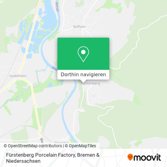 Fürstenberg Porcelain Factory Karte