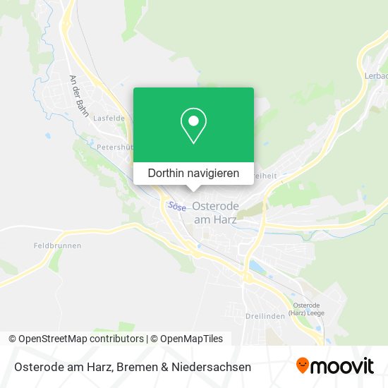 Osterode am Harz Karte